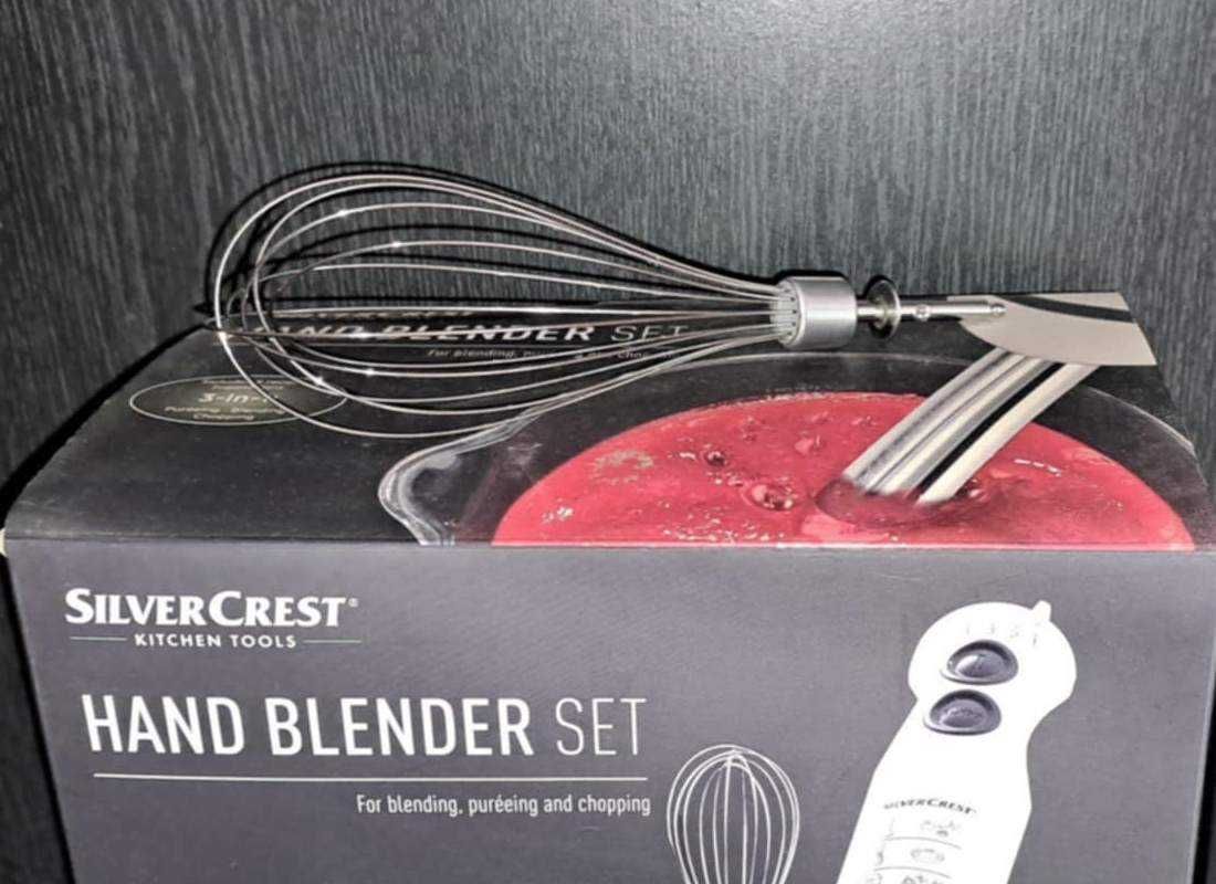 Sprawne elementy zestawu ręczny blender SilverCrest nieuszkodzone