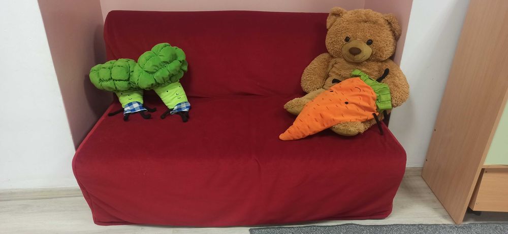 Ikea LYCKSELE LÖVÅS Sofa 2-osobowa, rozkładana,