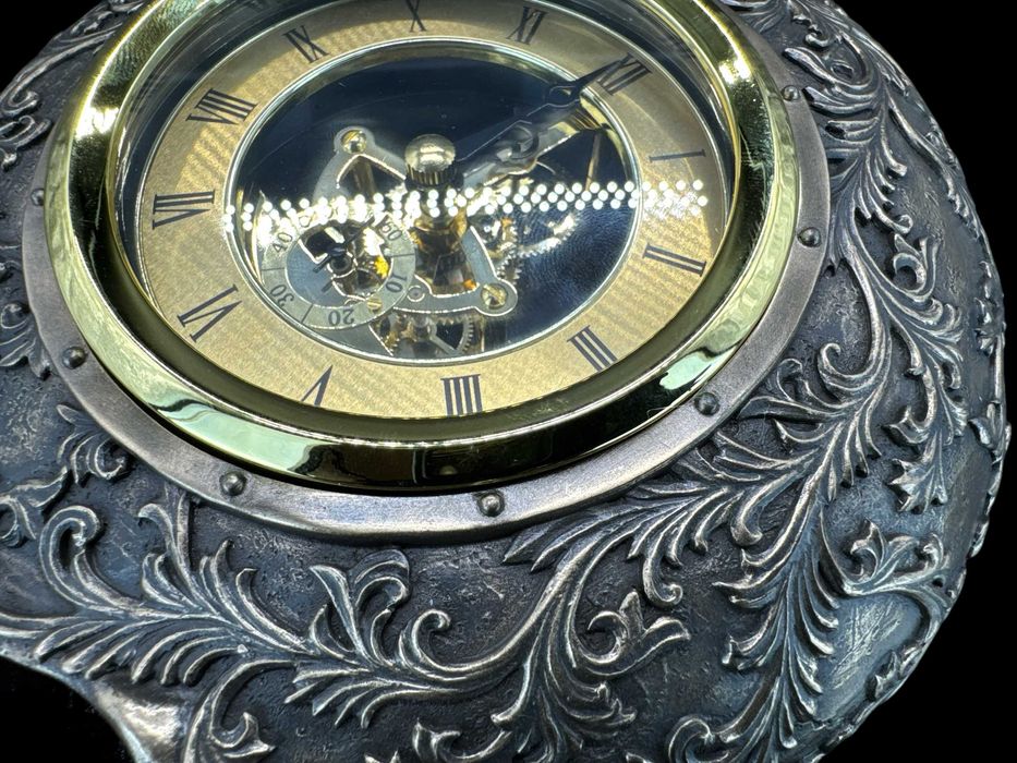 Steampunk Wiszący Zegar Czaszka Veronese Wu77266a4