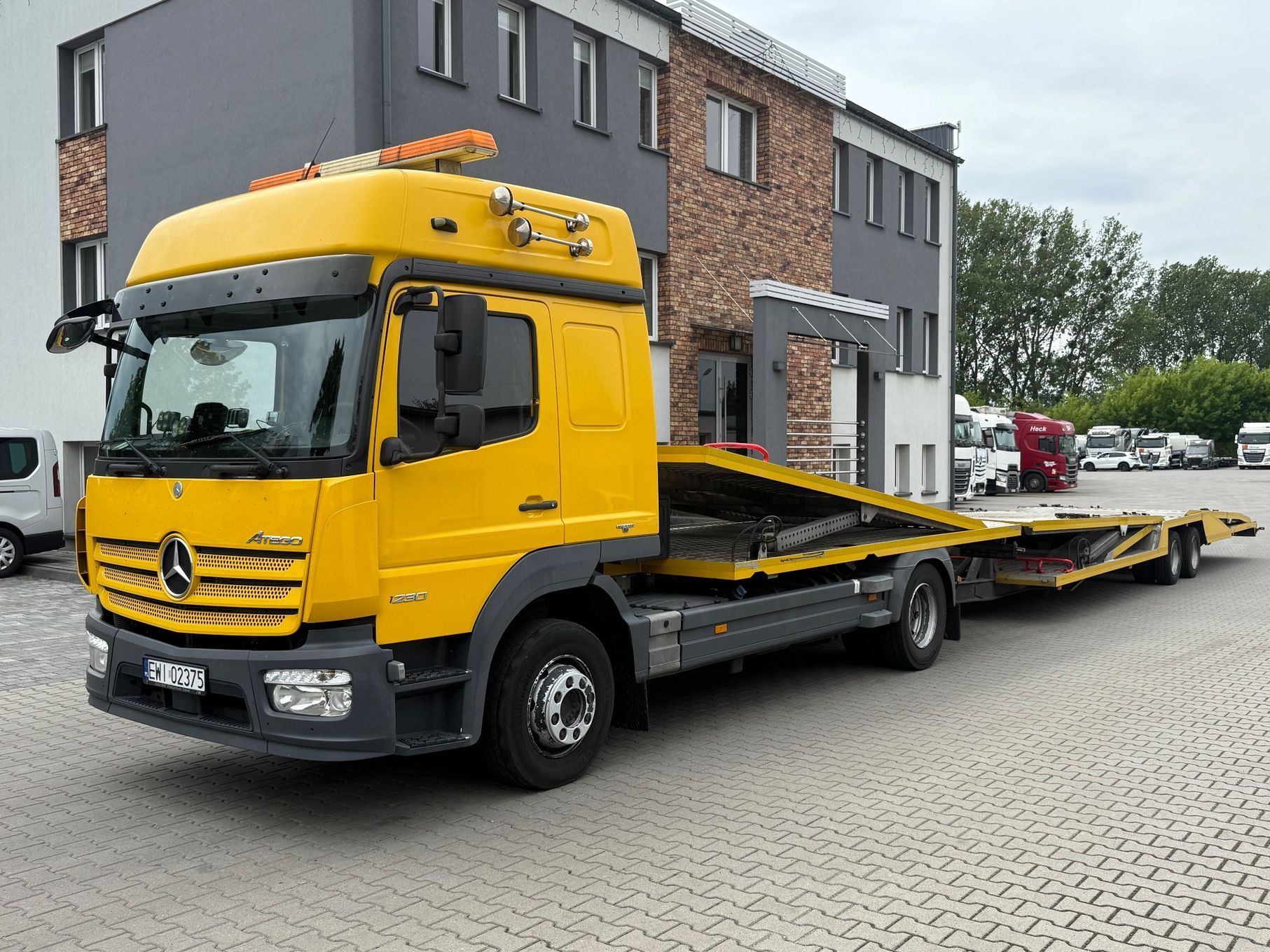 Mercedes-Benz Atego  Autotransporter Kuvvetli FVG FMS Lohr Zadbany Okazja !!
