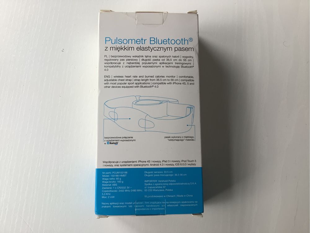 Pulsometr Bluetooth nowy!
