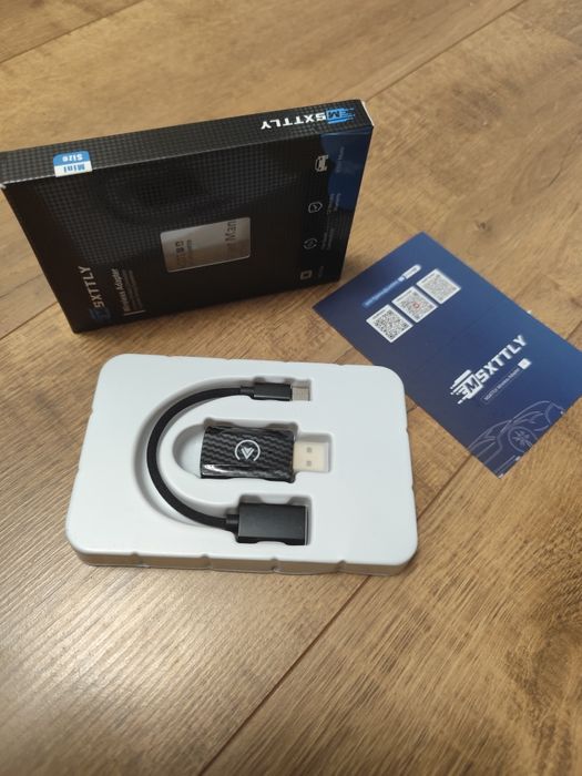 Bezprzewodowy adapter MSXTTLY 2BDTN-U2C Android Auto i CarPlay
