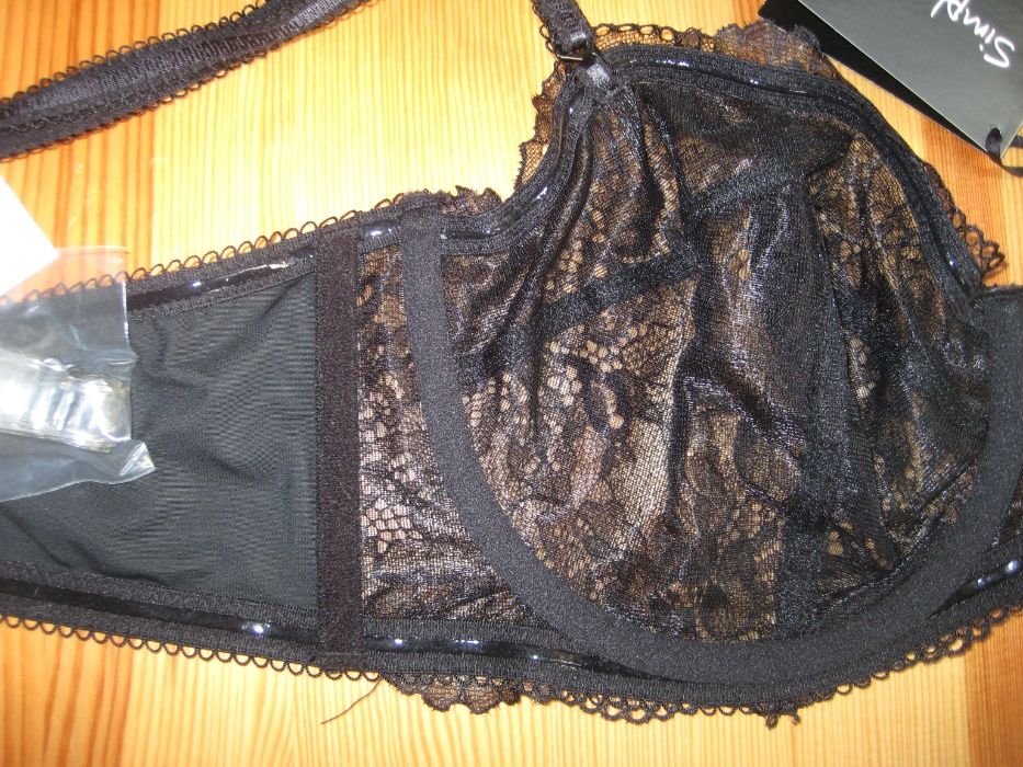 Stanik 90C 90D 40C strapless samonośny odpinane ramiączka nowy