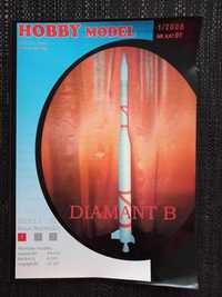 Model Kartonowy Hobby Model 1/2006 Francuska rakieta nośna Diamant
