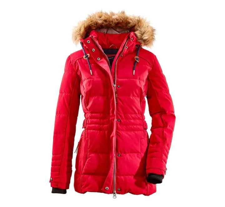 Теплая женская удлененная термо куртка парка аляска KILLTEC немецкая