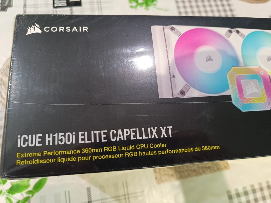 Watercooling Corsair iCUE H150i ELITE CAPELLIX – Novo e Selado