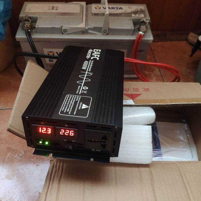 Инвертор Інвертор перетворювач живлення з 12в на 220в з чистим сінусом