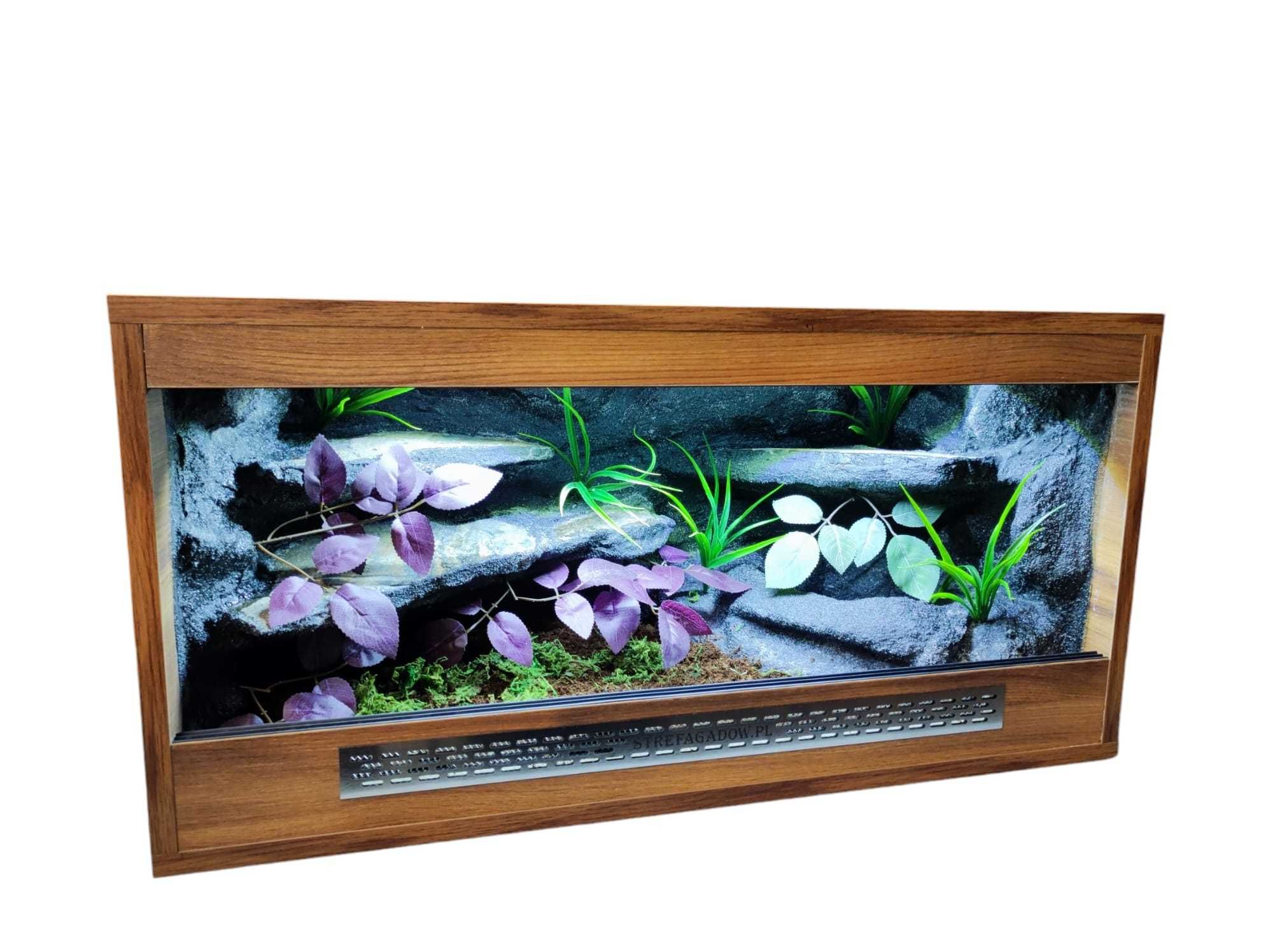Terrarium tropikalne nr699 80/40/40 dla węża boa pyton DOSTĘPNE