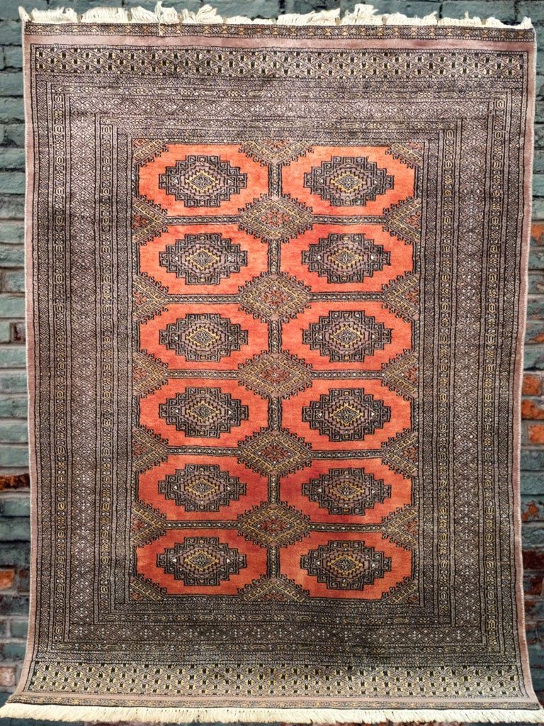 Buchara - Rękodzielo - Kaszmirowy dywan z czystej wełny - 130 x 186 cm