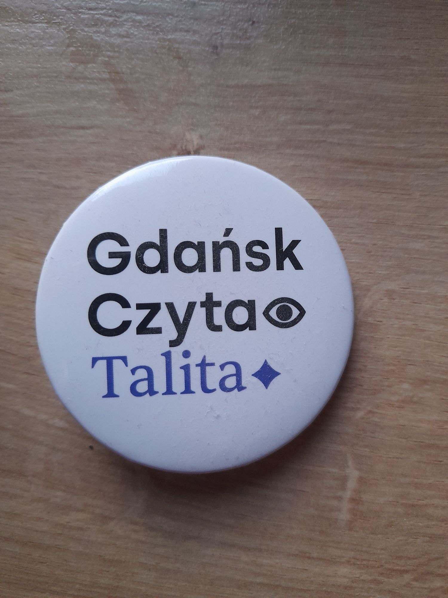 Przypinka Gdańsk czyta Talita