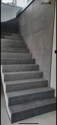 Schody Stopnice z Betonu Architektonicznego - Prawdziwe! Z montażem