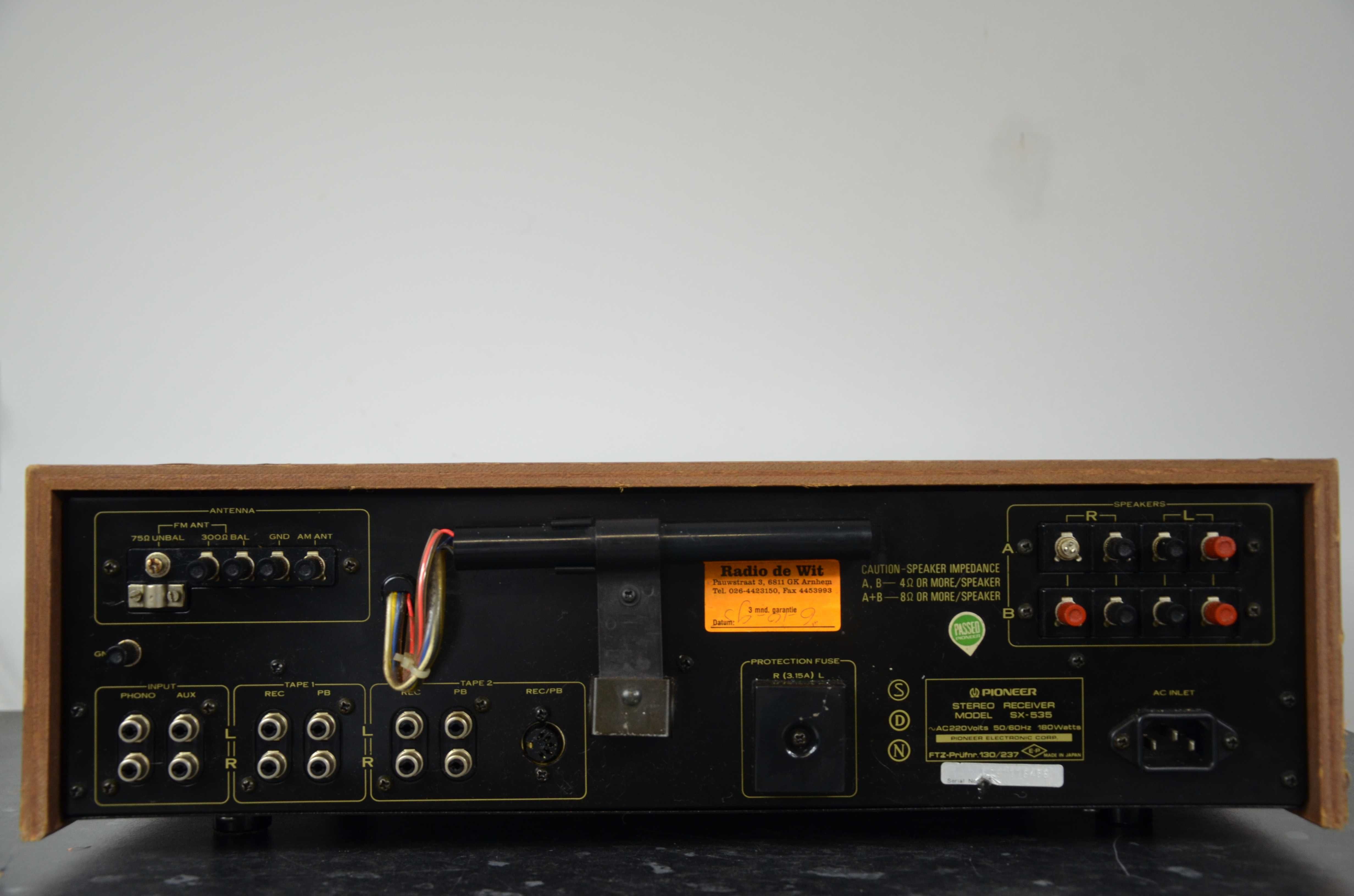 Amplituner Pioneer SX-535 VINTAGE SUPER OKAZJA