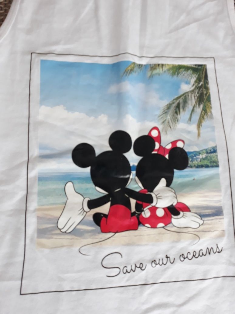 Letnie koszulki dziewczęce Mickey Mouse