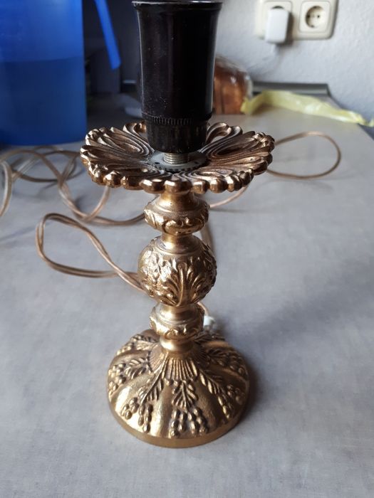 Lampka,lampa z mosiądzu