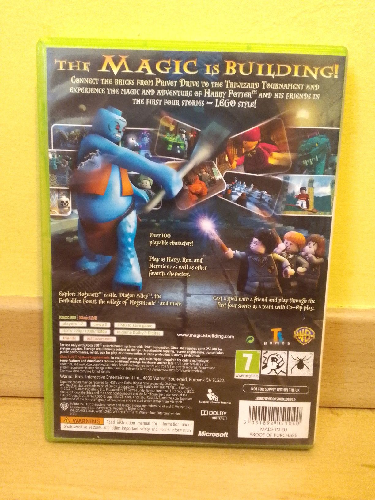 Gry XBOX 360 - LEGO Przygoda gra wideo, LEGO Harry Potter Lata 1-4