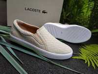 Новые замшевые мокасины Lacoste Tamora. разм.37-39. оригинал