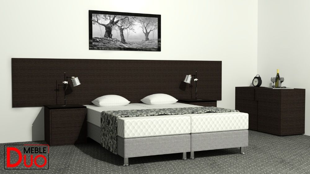 Łóżko hotelowe VITO Standard 90x200 + Materac