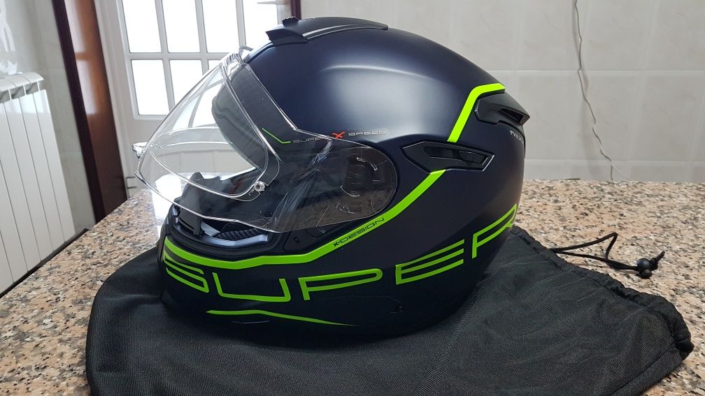 Capacete da Nexx SUPERSPEED blue/neon