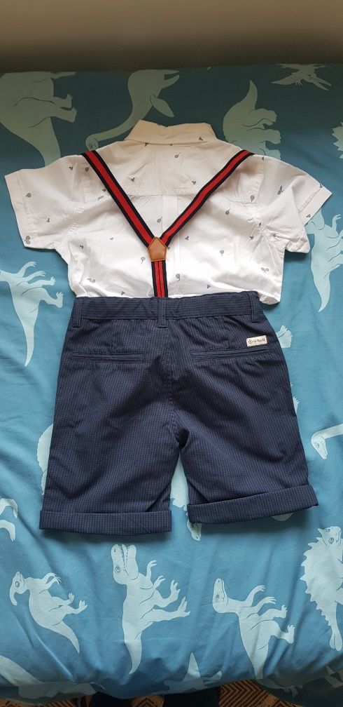 Conjunto calções e camisa