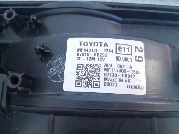 Chauffage / sofagem completa TOYOTA Yaris (_P9_)