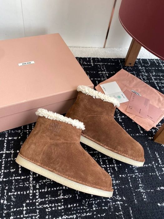Buty zimowe Miu Miu! Naturalny zamsz! Premium 36-41