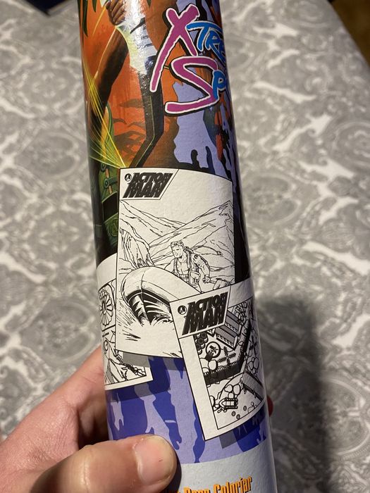 4 Posters Action Man para pintar - Novo