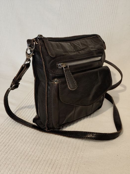 Skórzana torebka listonoszka męska House Of Janic Carlo