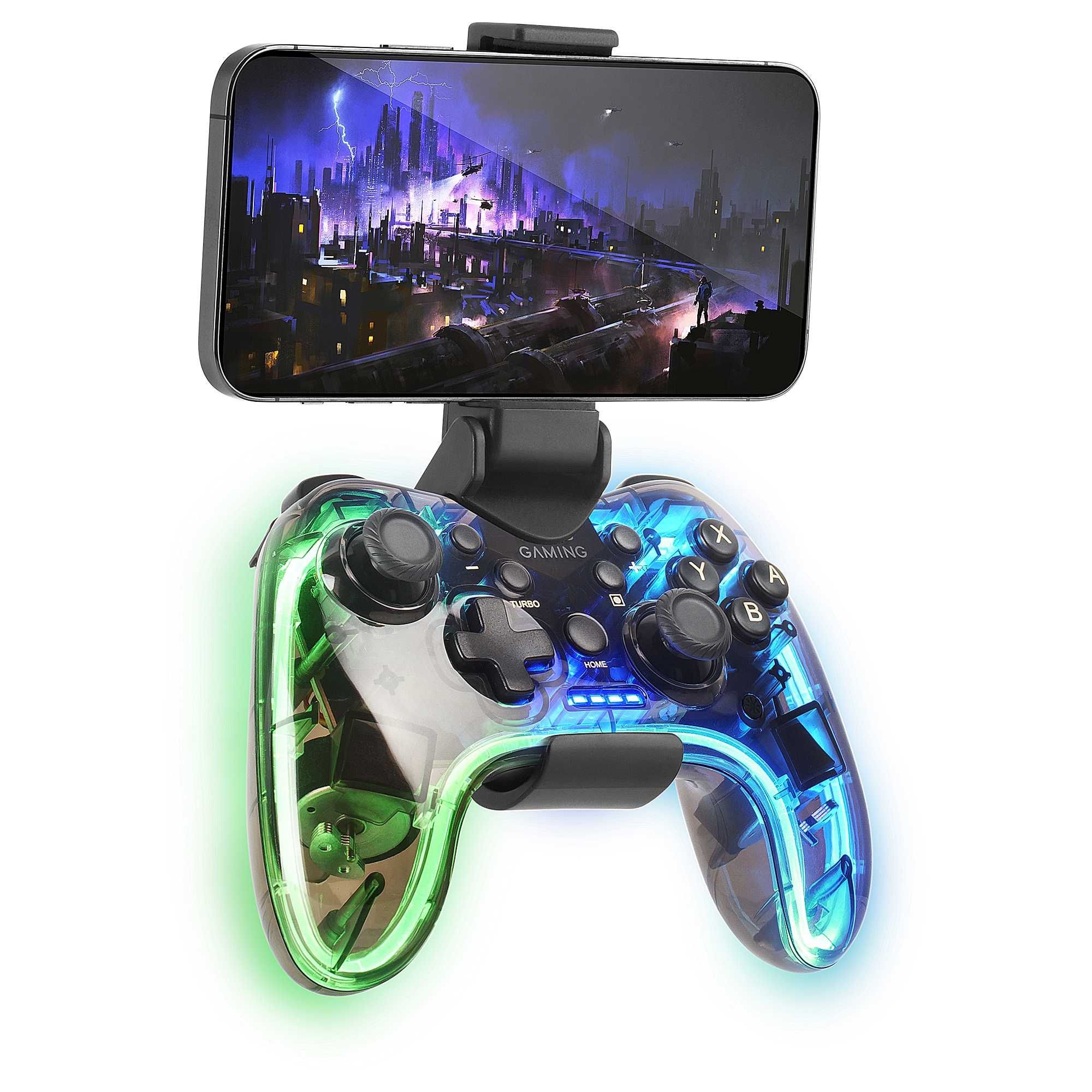 Mars Gaming MGP-BT bezprzewodowy pad RGB Bluetooth do PC telefonu PS3