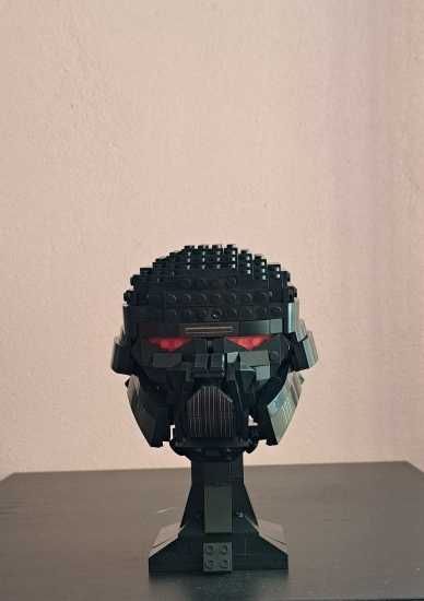 Klocki Star Wars Hełm głowa Dark Trooper kompatybilne