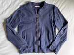 Elegancka granatowa bluza Coccodrillo dla dziewczynki r. 152