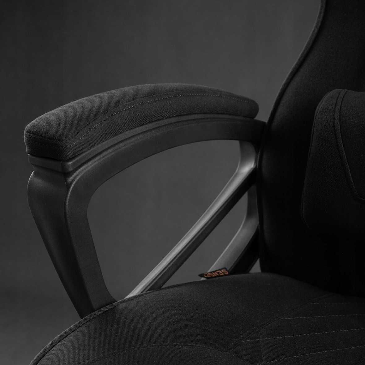 Ігрове компютерне крісло тканина Польща Геймерское кресло ткань
