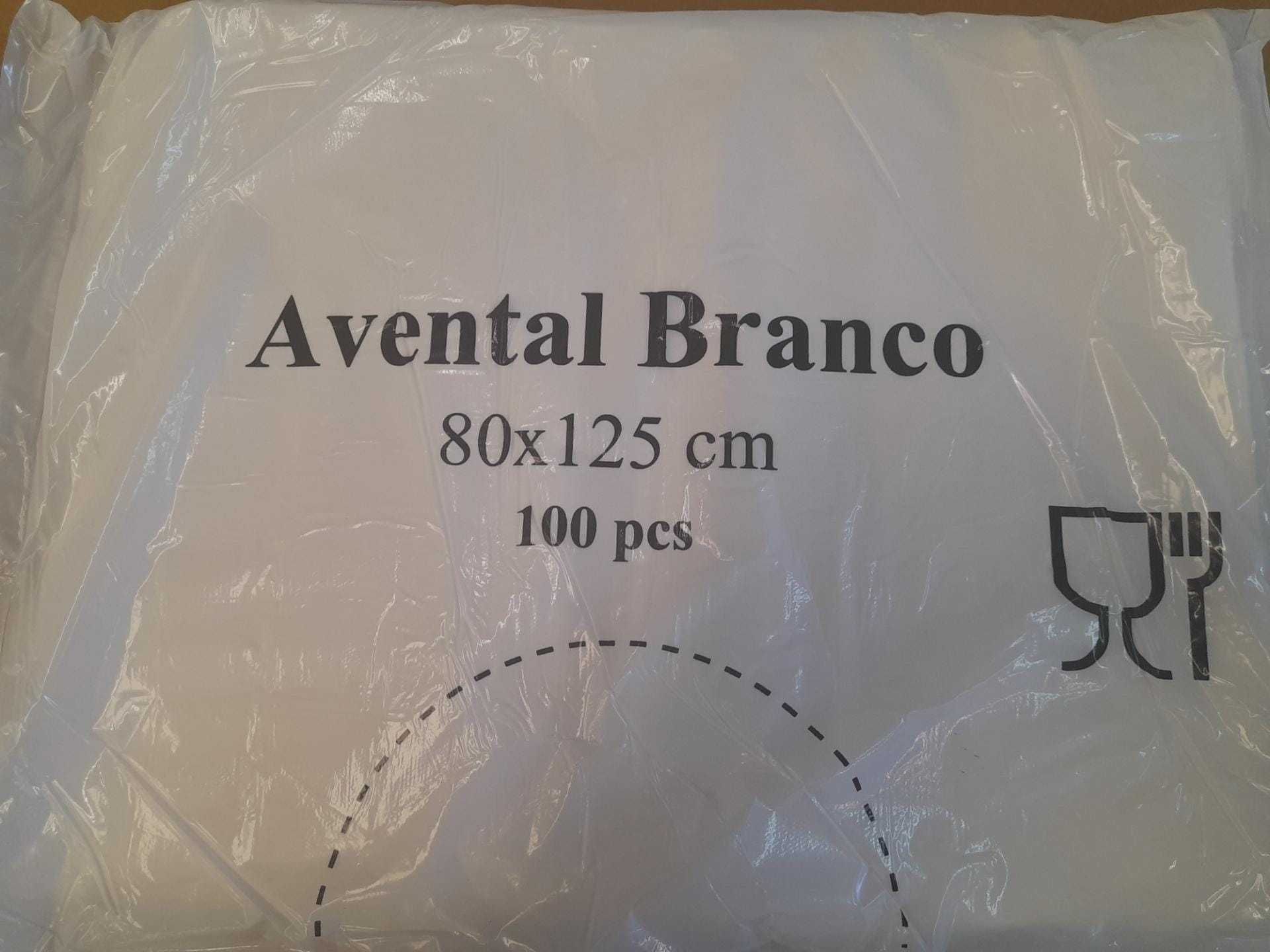Avental descartável - 2,80 € por pack de 100 unidades