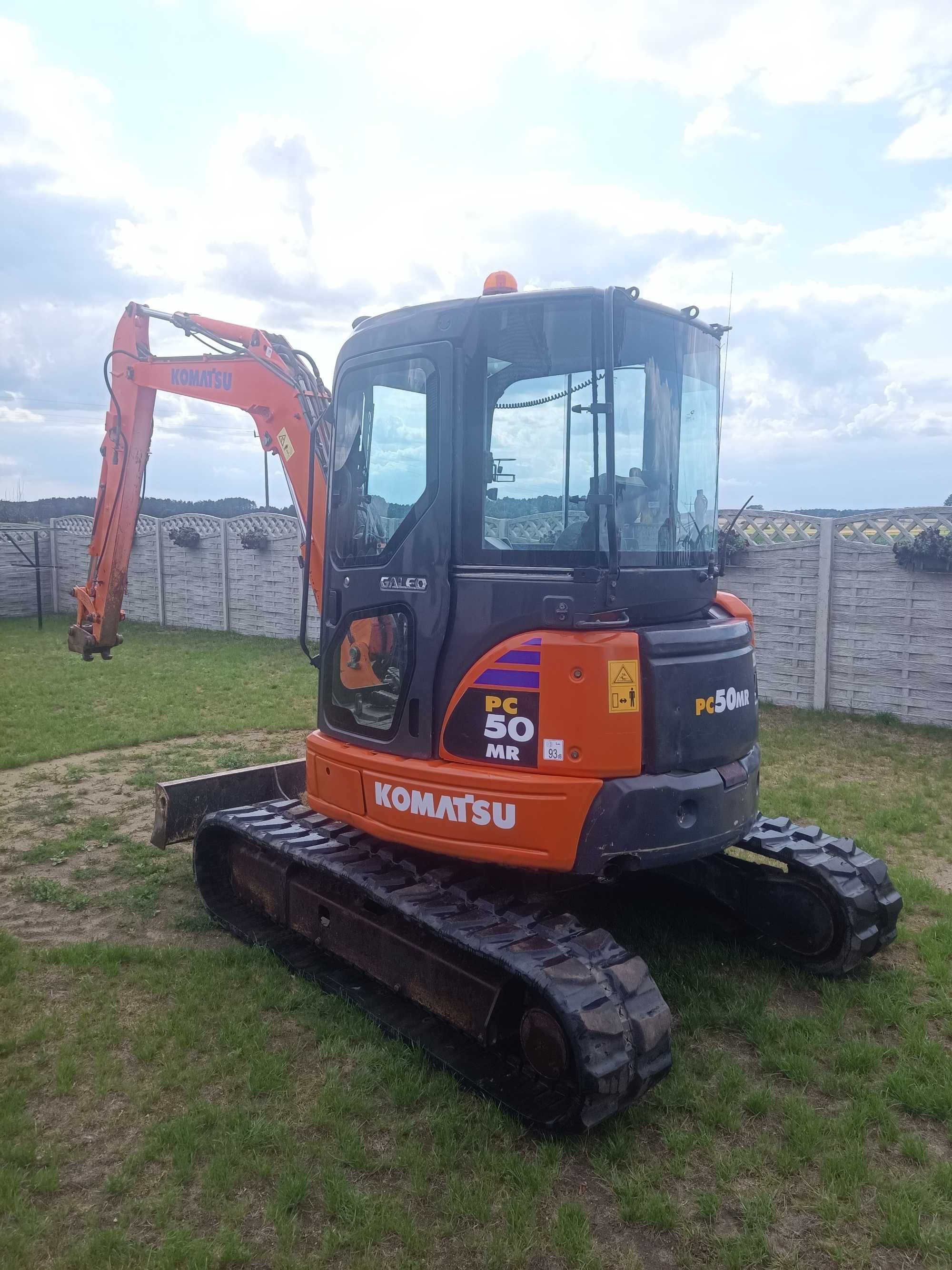 Koparka gąsienicowa komatsu PC 50
