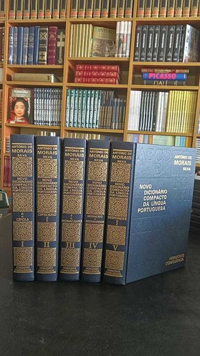 Dicionário Língua Portuguesa de António Morais 5 Volumes