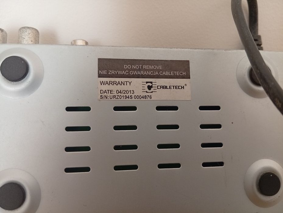 Dekoder DVB-T Cabletech URZ0194S do telewizji naziemnej