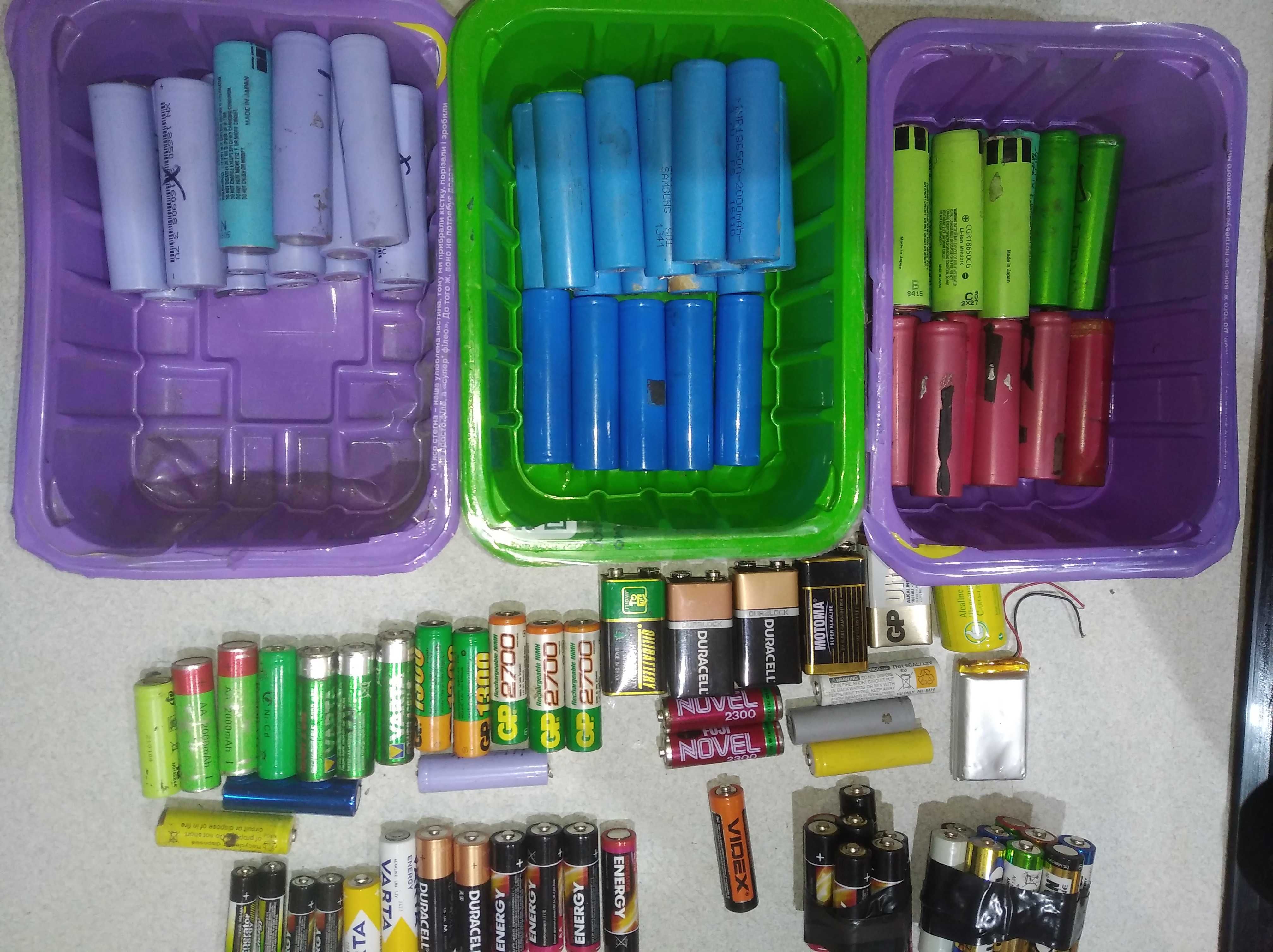 Аккумулятор Li-Ion високотоковий Li-Ion  2750mAh  18650  Б\У в о\сост