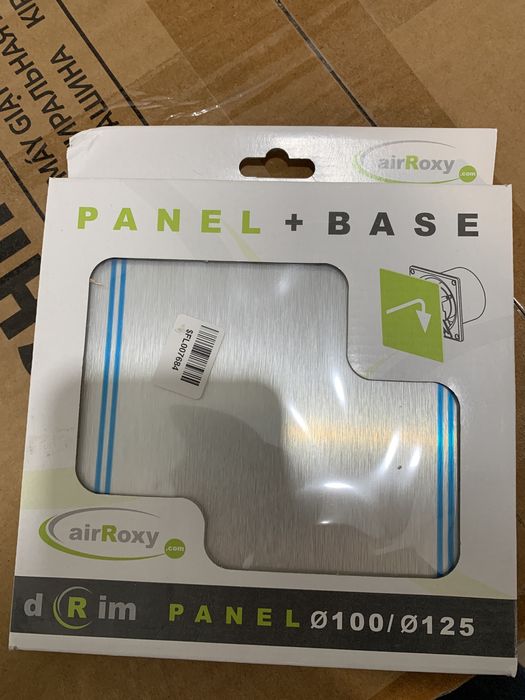 Панель AIRROXY 01-164 для вытяжных вентиляторов dRim 100/125 Gray Plex