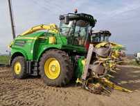John Deere 8400i, Claas 830, 870