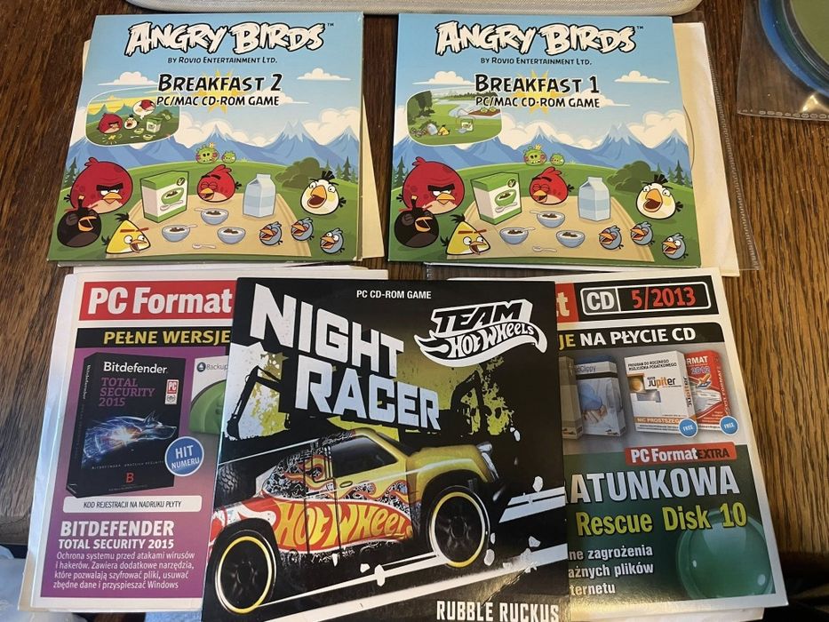Programy, gry, płyty