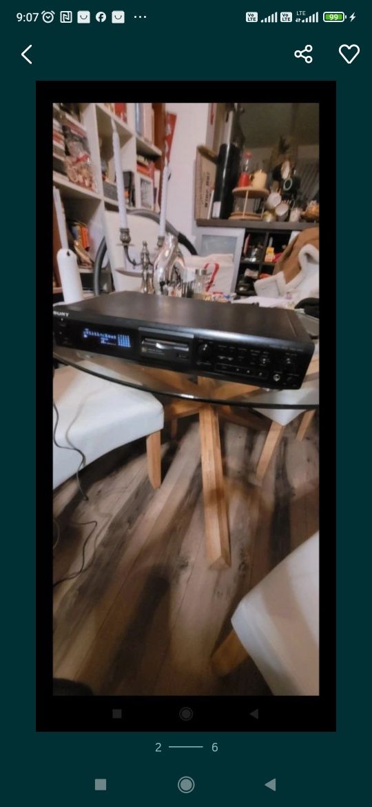 Sony Minidisc +pilot odtwarzacz nagrywarka MDS-JE510