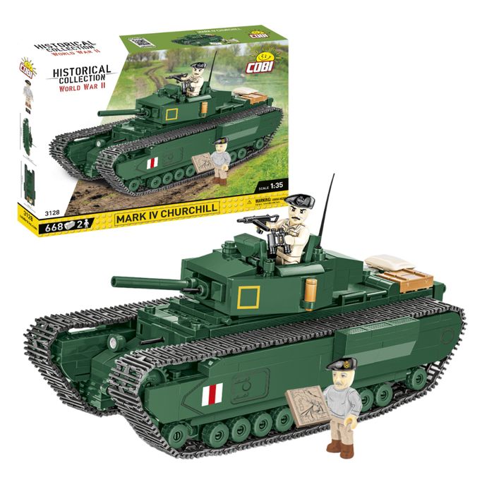 Klocki Cobi 3128 Czołg Mark Iv Churchullhc Ww2 668 El.