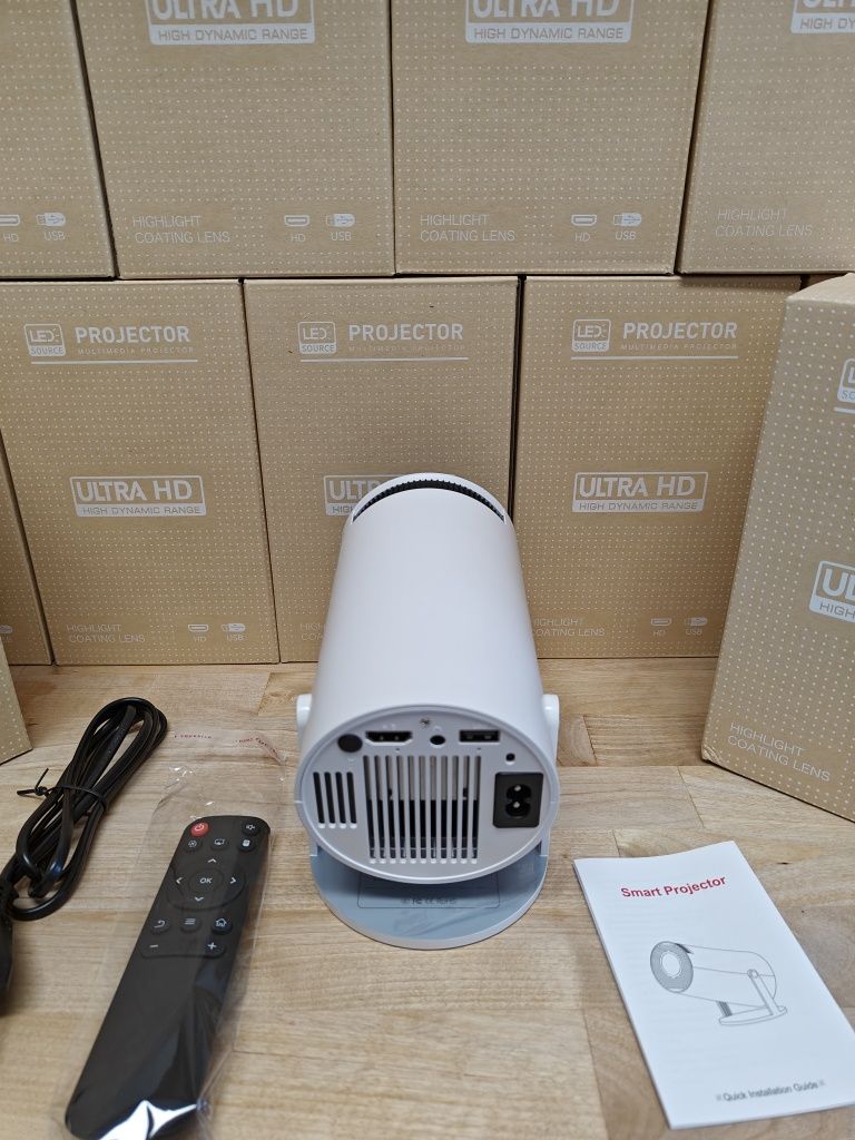 Projetor led 6000 lumens + Android + WiFi 6 + Netflix  + 108