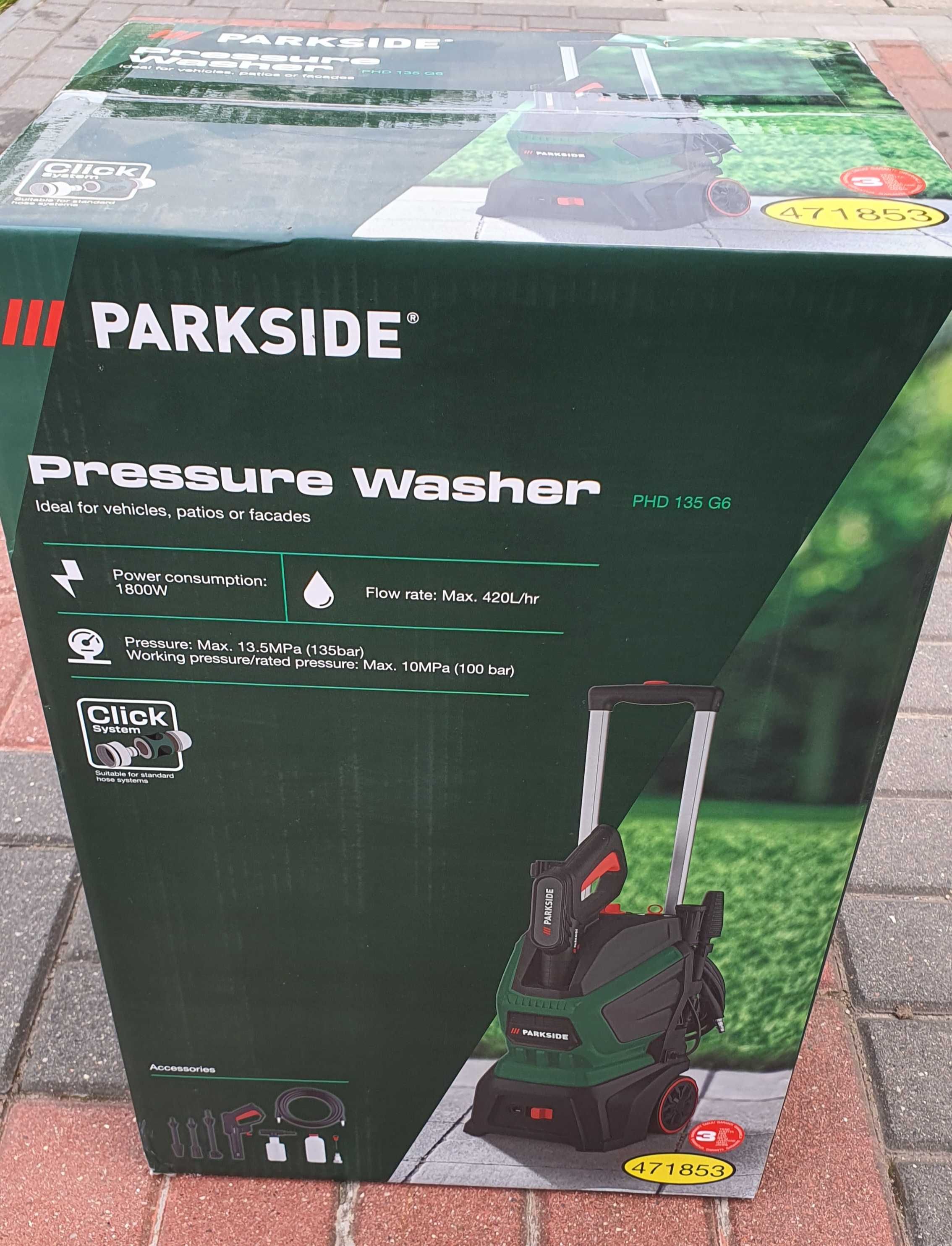 Myjka ciśnieniowa Parkside PHD 135 G6