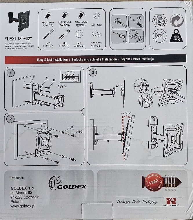 Uchwyt TV 13"-42"