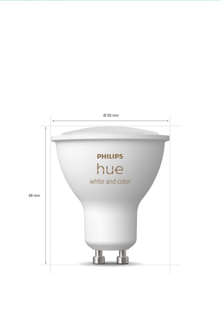 Kit de 3 lâmpadas Philips Hue GU10