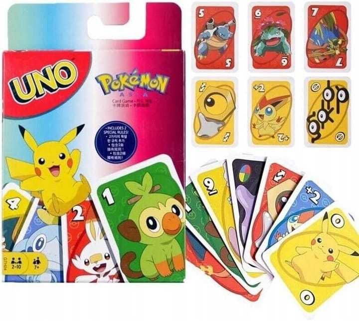 Nowe Karty UNO Pokémon