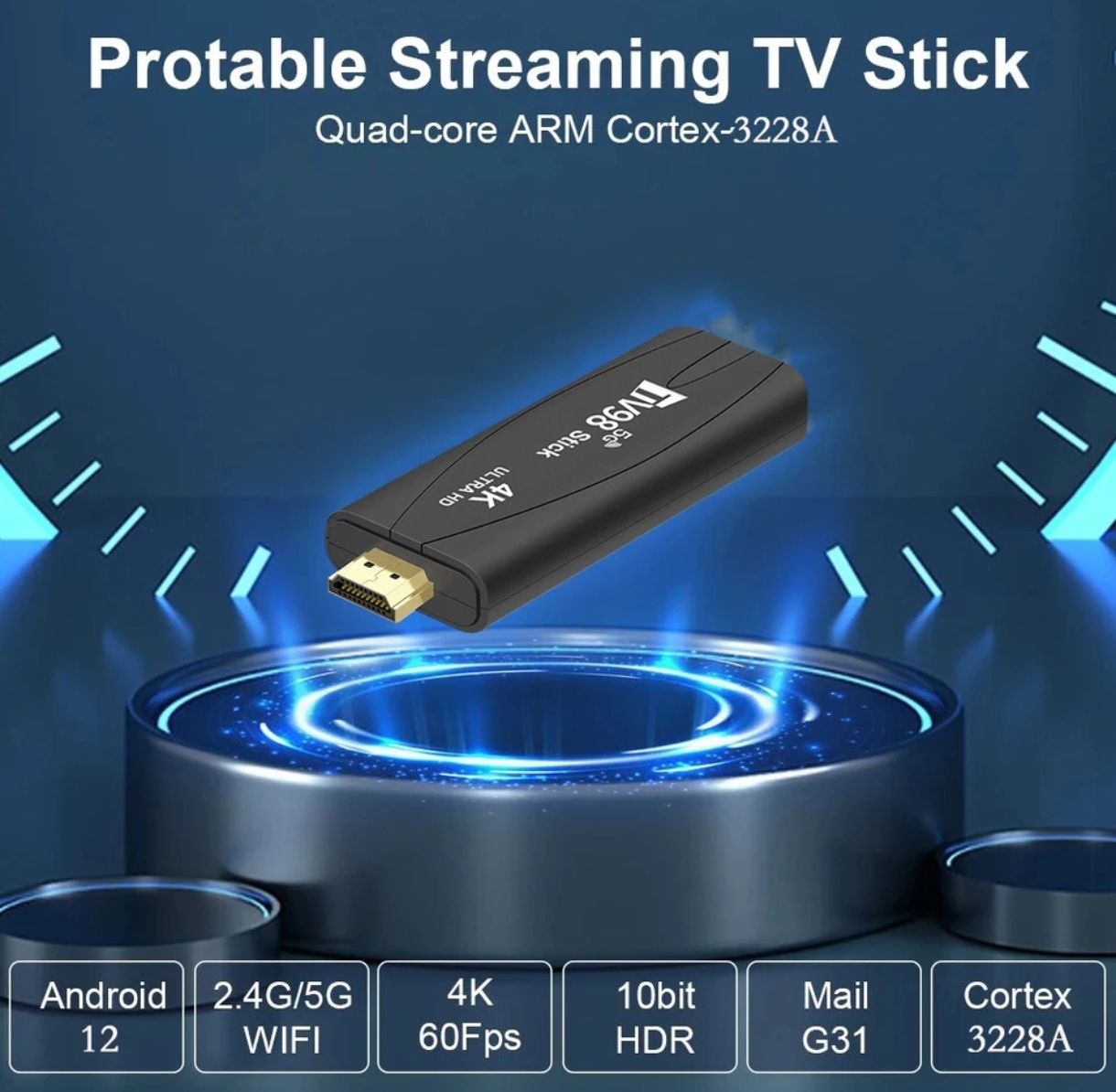 Stick Android tv 4k
