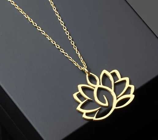 Colar Rose Lótus - fio da moda e espiritualidade