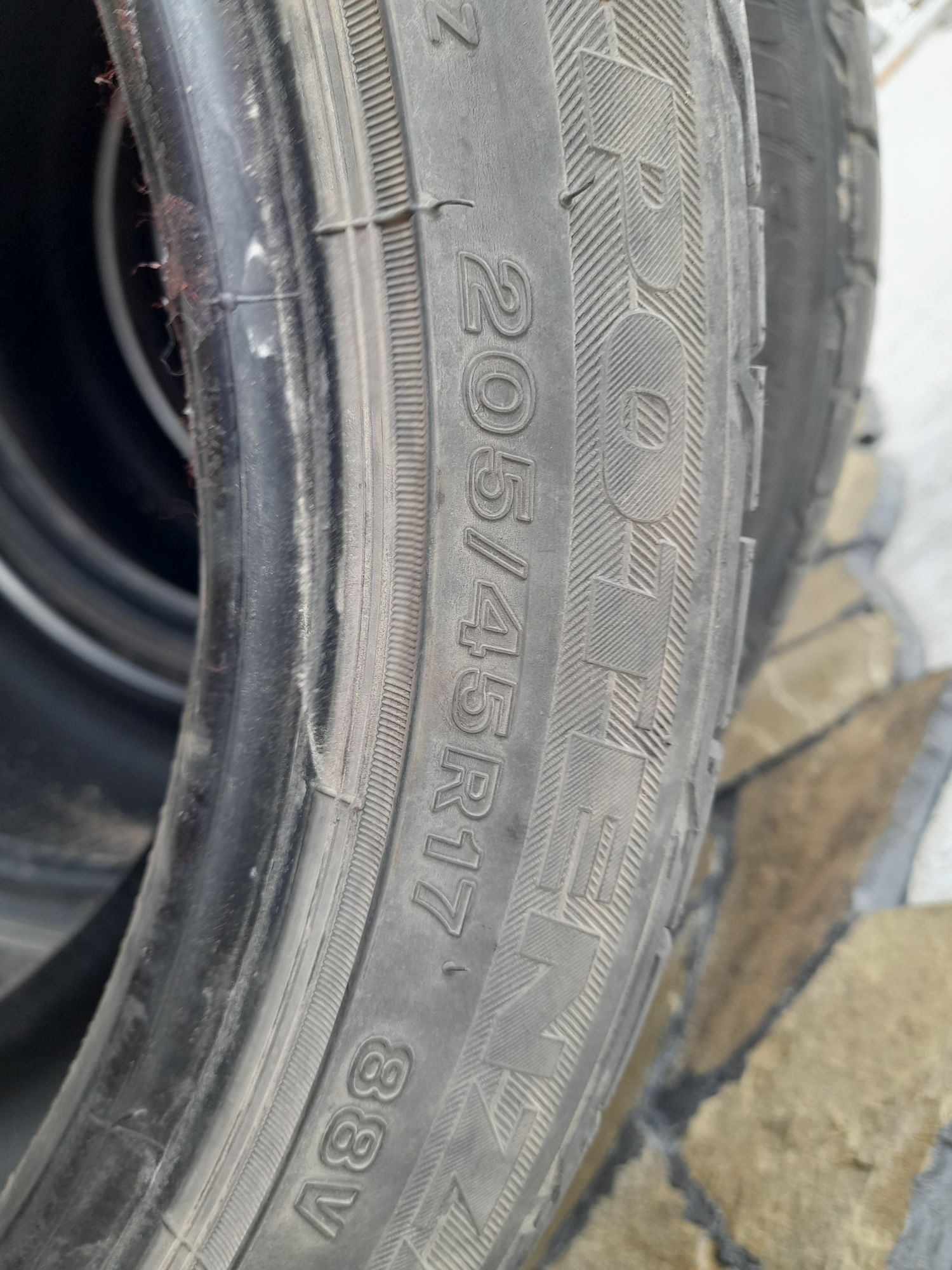 Bridgestone potenza гума резина 205 45 17