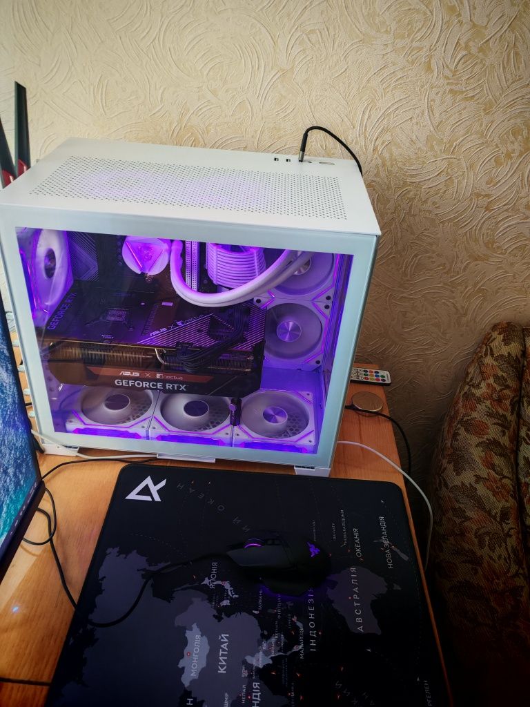 ПК з монітором 27, rtx 4080, ryzen 7500f, ssd 2ТБ, 32 ГБ оперативної